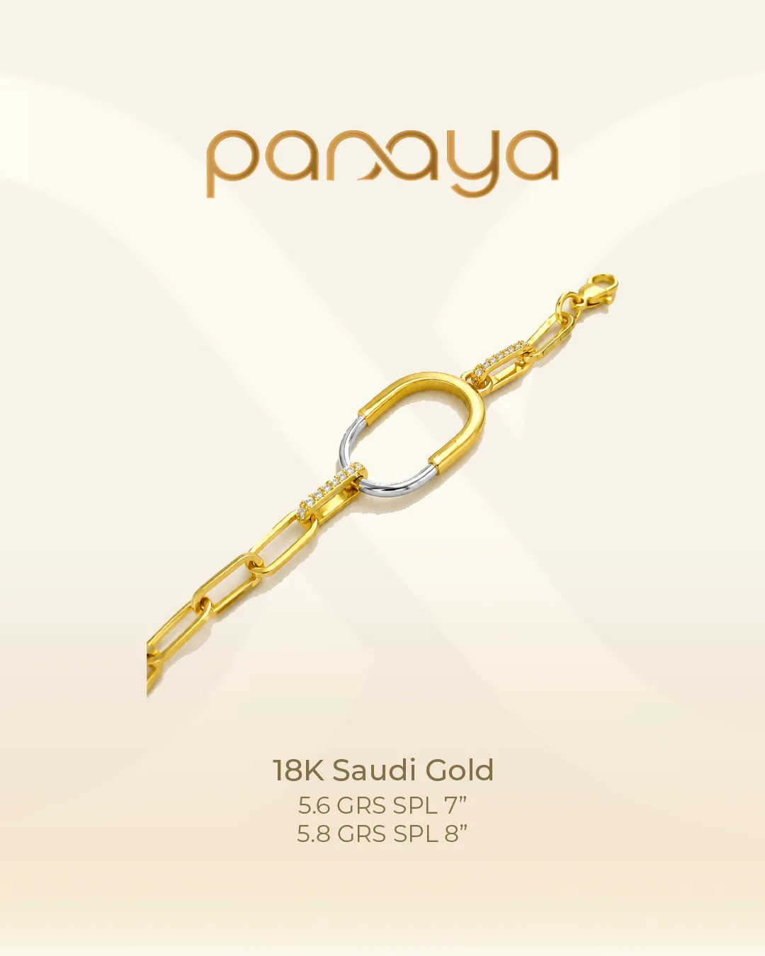 18K Saudi gold bracelet