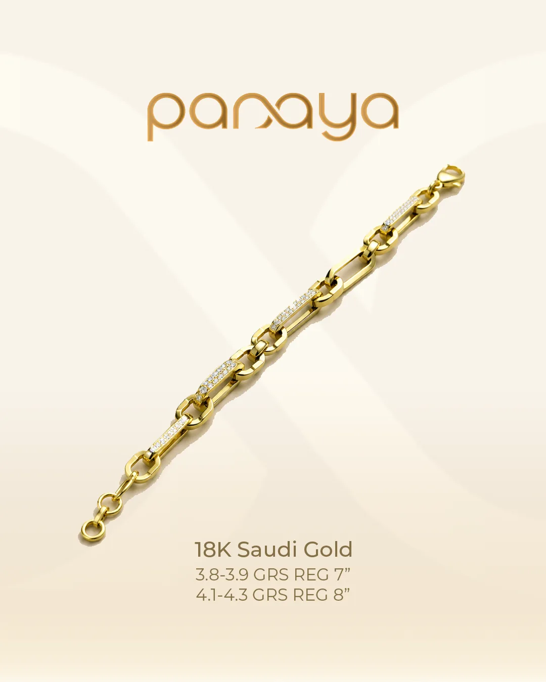 18K Saudi gold bracelet